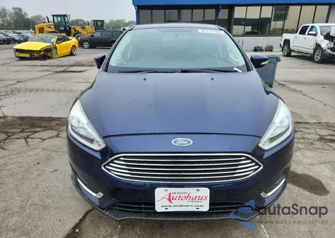 2016 Ford Focus Titanium from USA, damaged, VIN 1FADP3N21GL321553